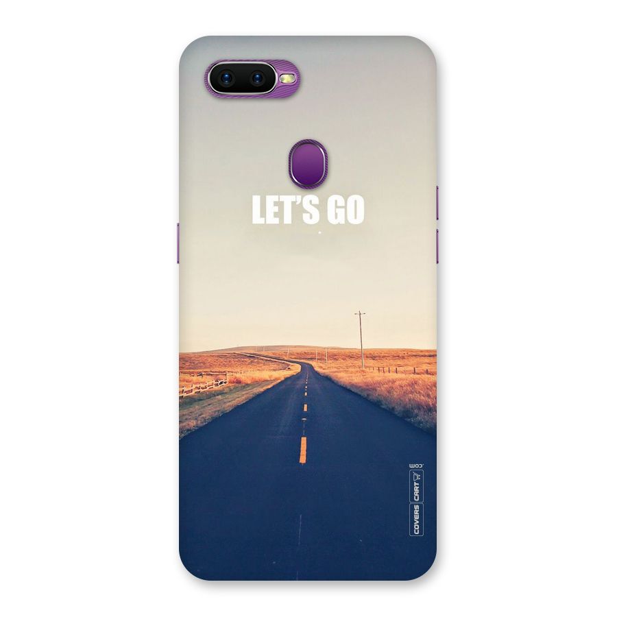 Lets Wander Back Case for Oppo F9