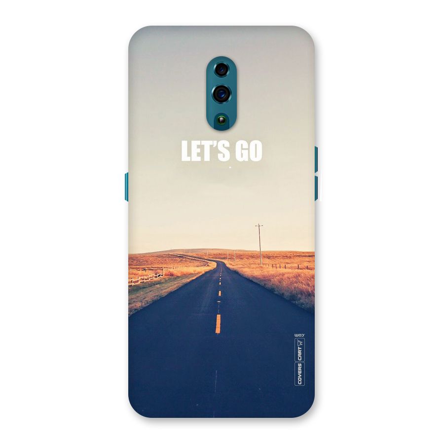 Lets Wander Back Case for Oppo Reno