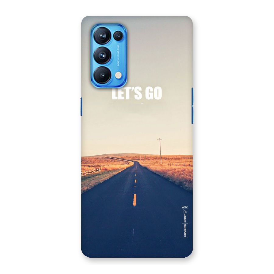 Lets Wander Back Case for Oppo Reno5 Pro 5G