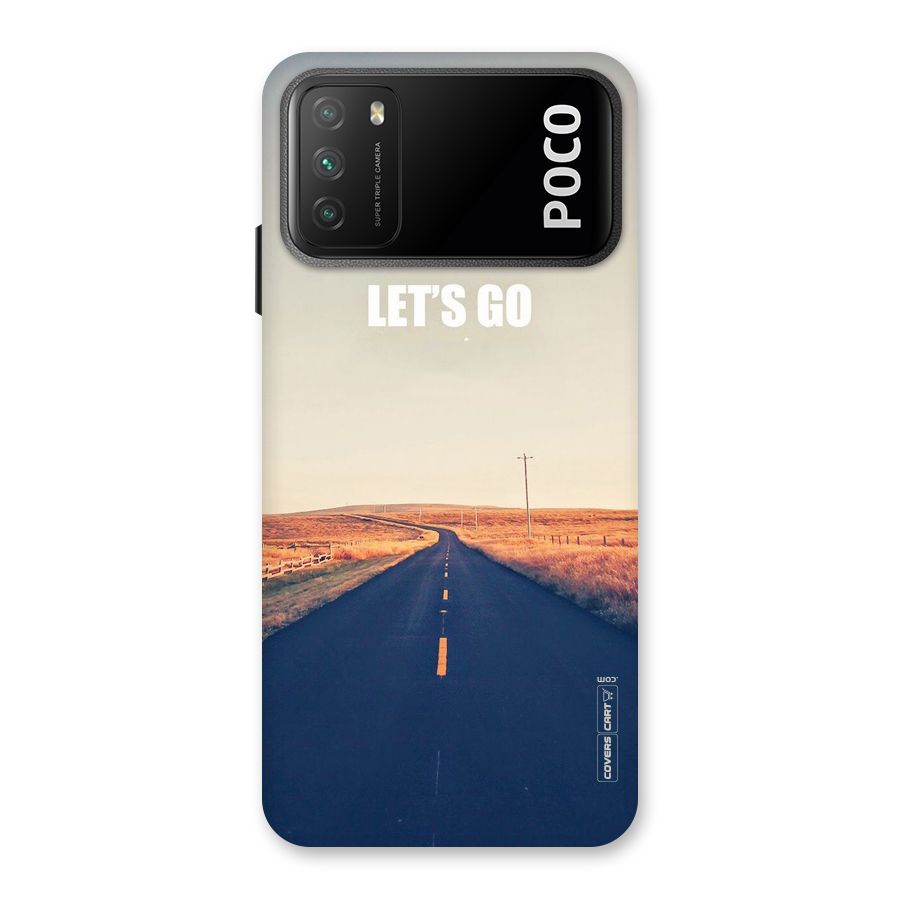 Lets Wander Back Case for Poco M3