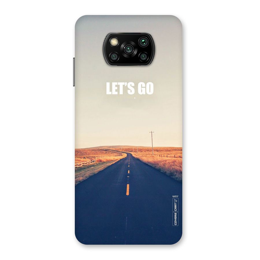 Lets Wander Back Case for Poco X3