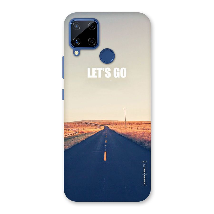 Lets Wander Back Case for Realme C15