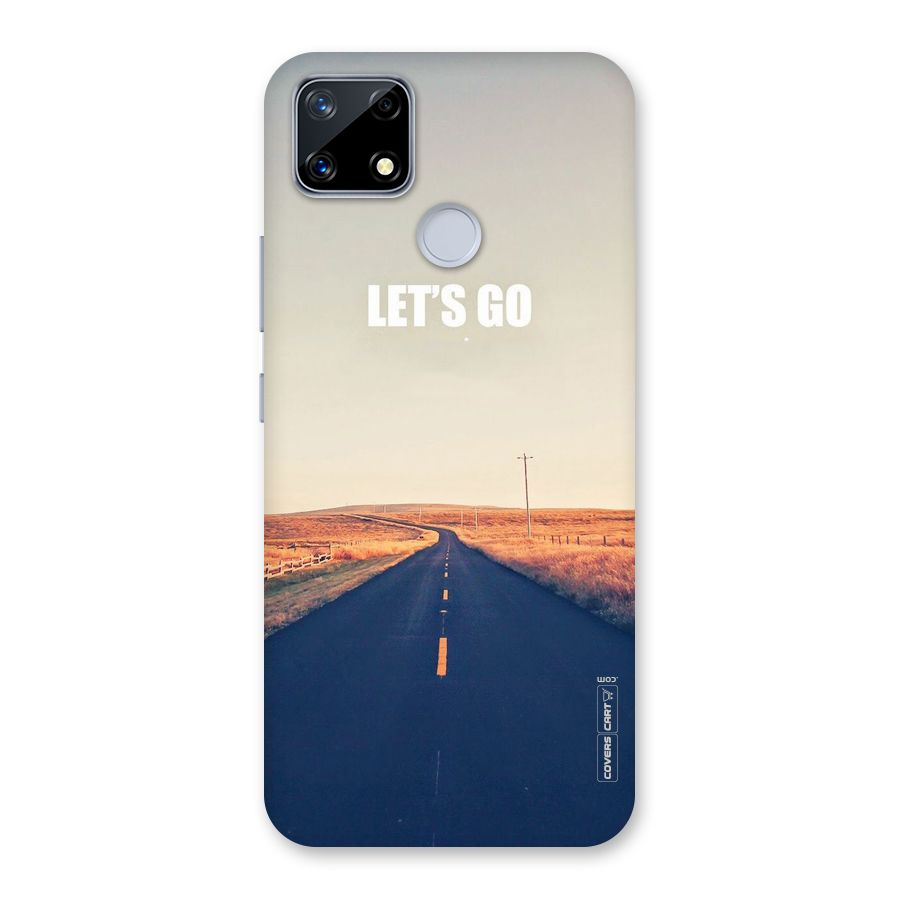 Lets Wander Back Case for Realme Narzo 20