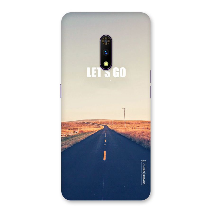 Lets Wander Back Case for Realme X