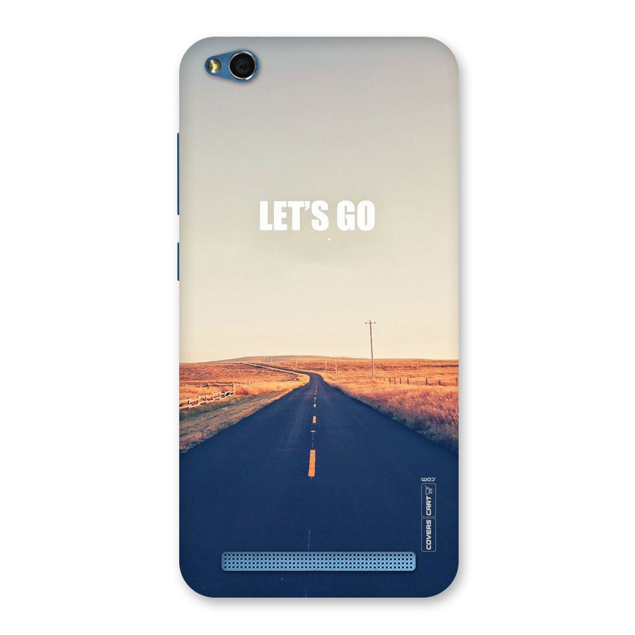 Lets Wander Back Case for Redmi 5A