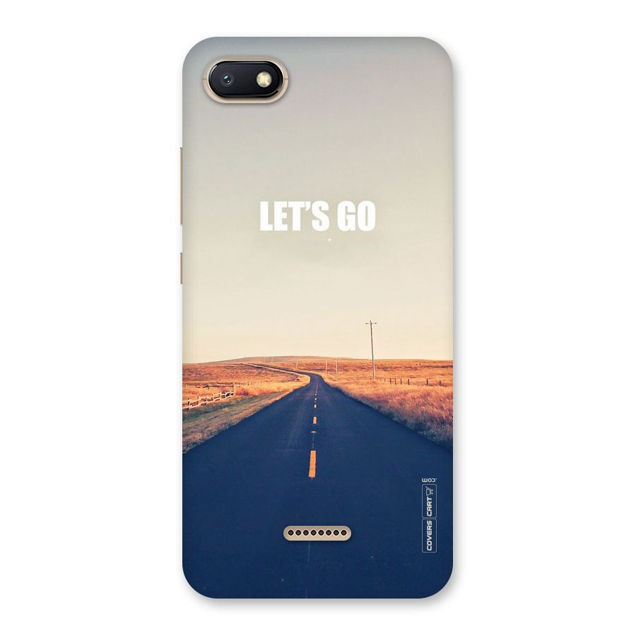 Lets Wander Back Case for Redmi 6A