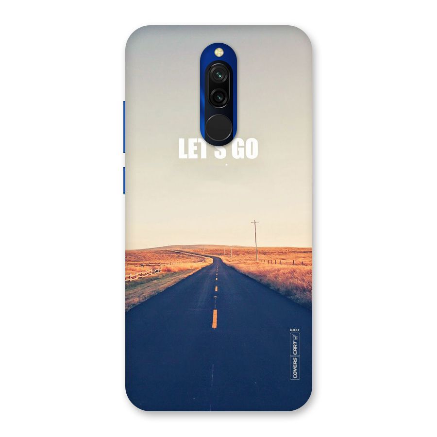 Lets Wander Back Case for Redmi 8