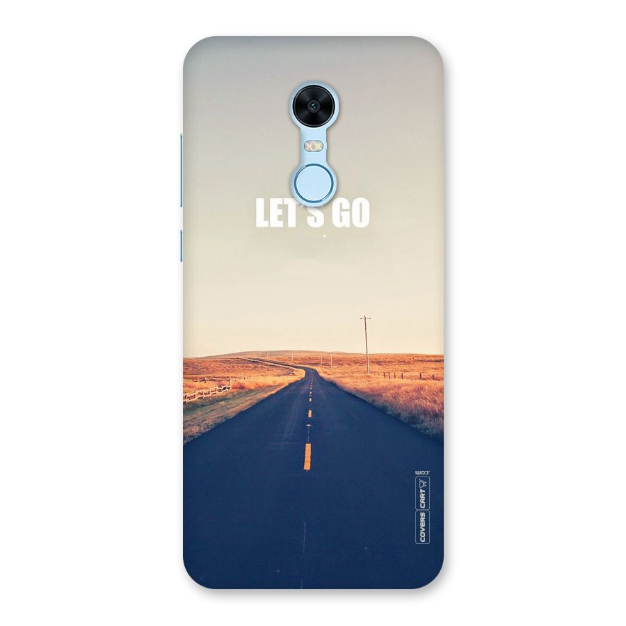 Lets Wander Back Case for Redmi Note 5