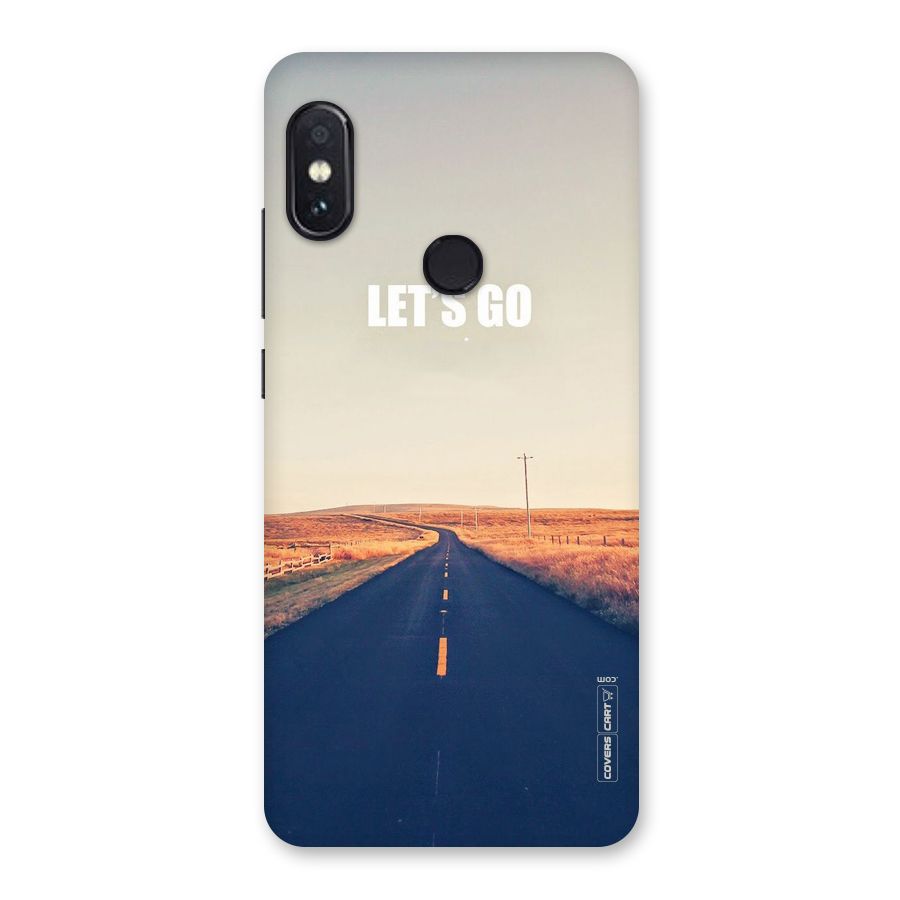 Lets Wander Back Case for Redmi Note 5 Pro