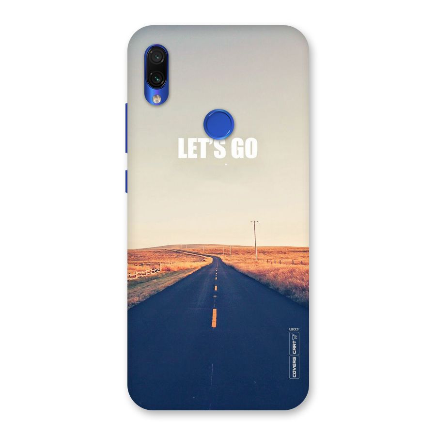 Lets Wander Back Case for Redmi Note 7S