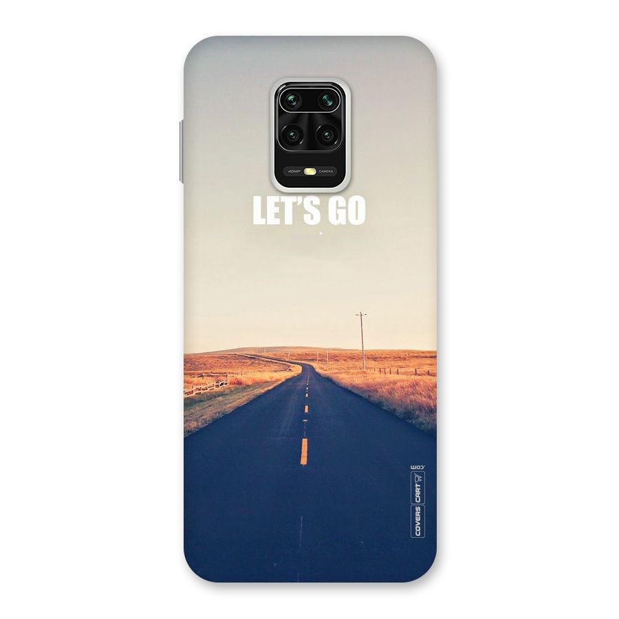 Lets Wander Back Case for Redmi Note 9 Pro