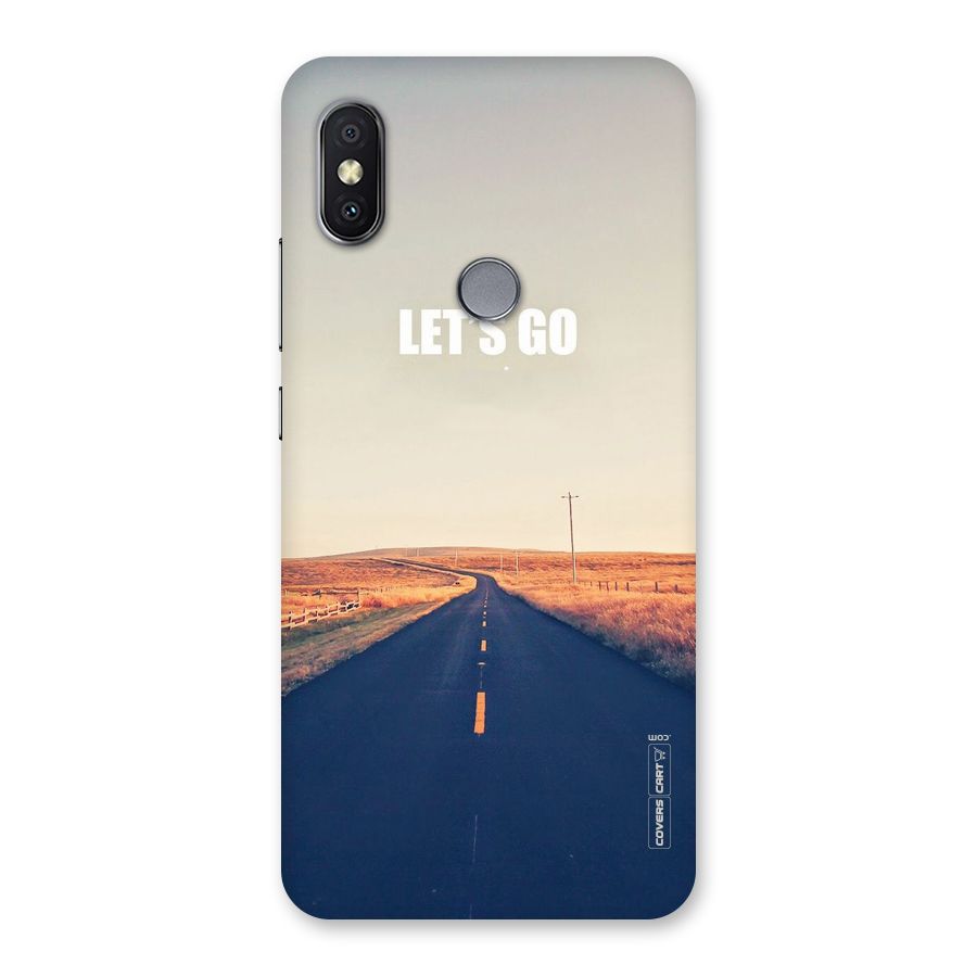 Lets Wander Back Case for Redmi Y2
