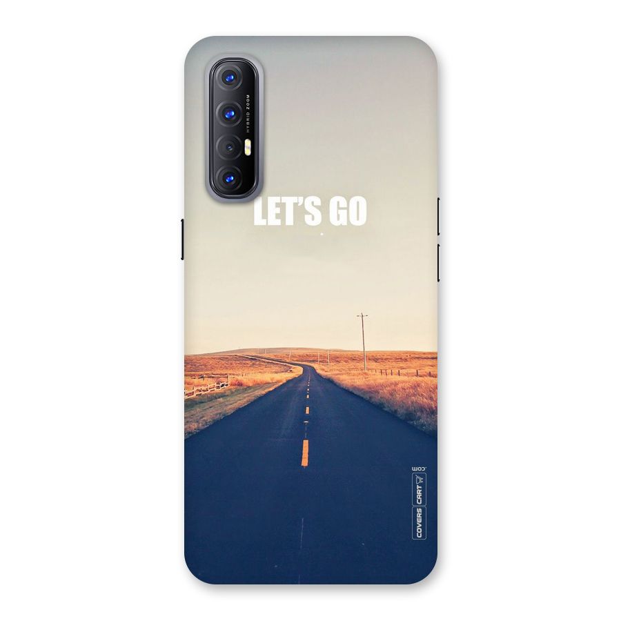 Lets Wander Back Case for Reno3 Pro