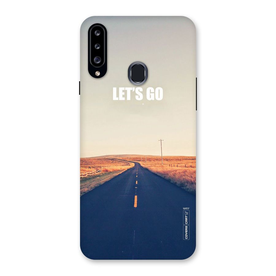 Lets Wander Back Case for Samsung Galaxy A20s