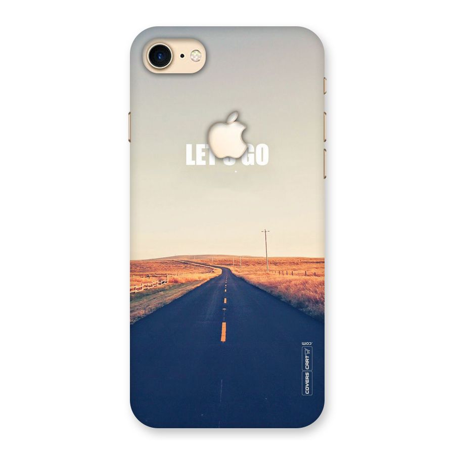Lets Wander Back Case for iPhone 7 Apple Cut