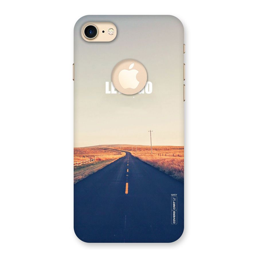 Lets Wander Back Case for iPhone 7 Logo Cut