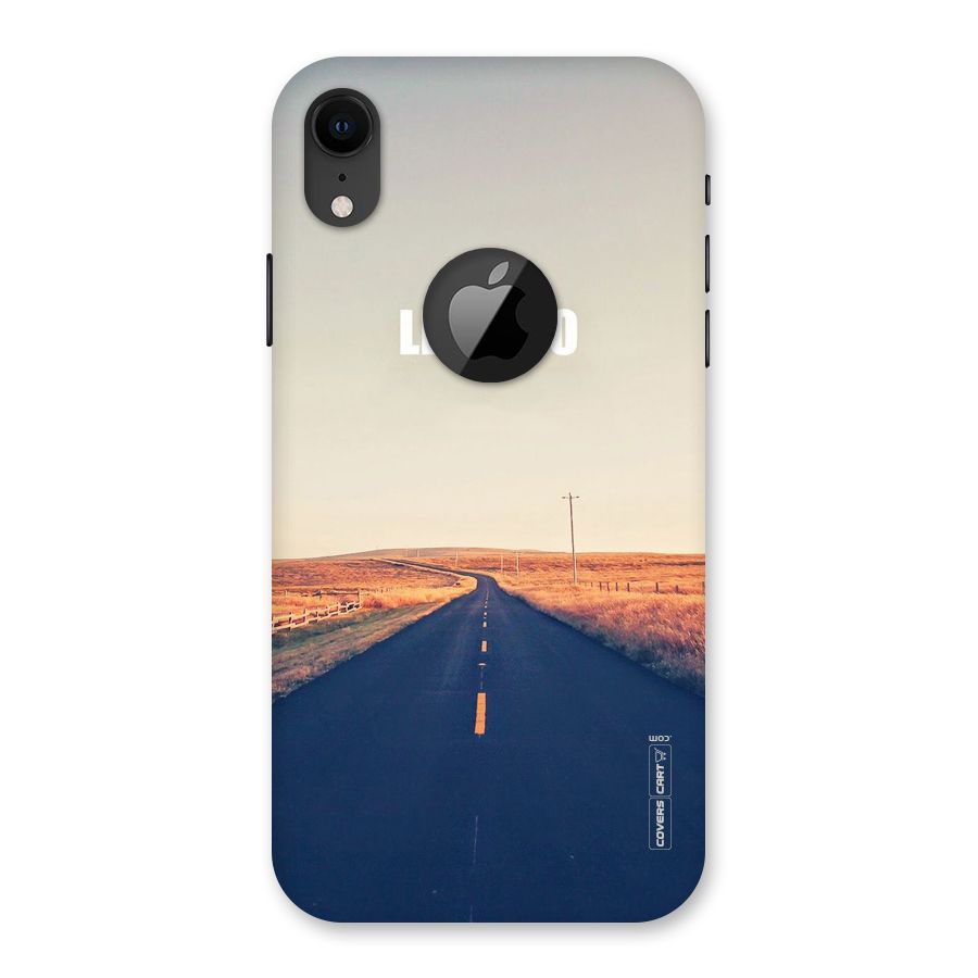 Lets Wander Back Case for iPhone XR Logo Cut