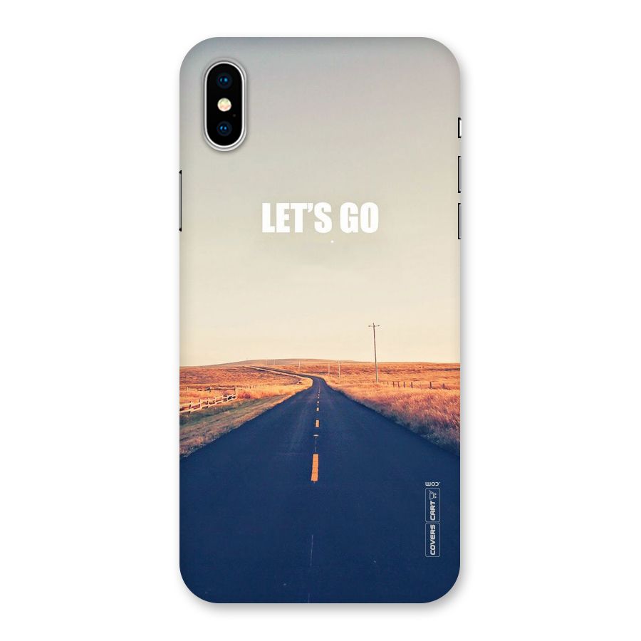 Lets Wander Back Case for iPhone XS