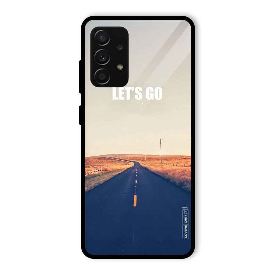 Lets Wander Glass Back Case for Galaxy A53 5G