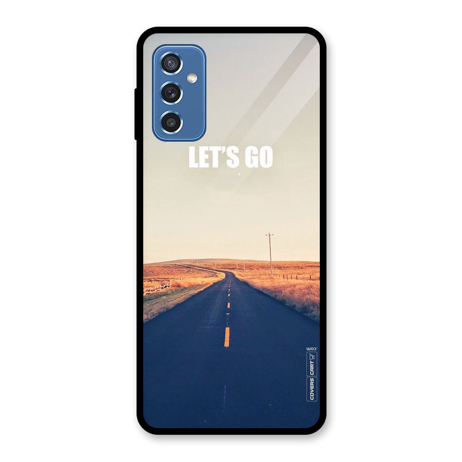 Lets Wander Glass Back Case for Galaxy M52 5G