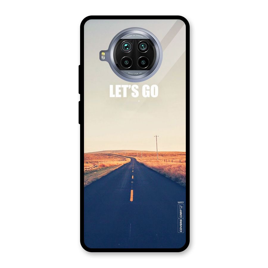 Lets Wander Glass Back Case for Mi 10i