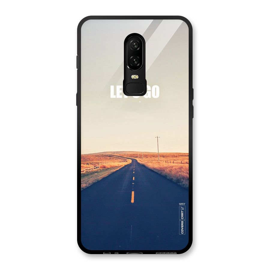 Lets Wander Glass Back Case for OnePlus 6