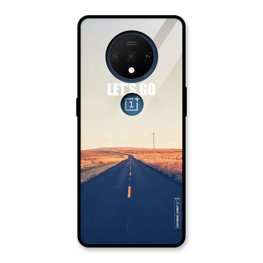 Lets Wander Glass Back Case for OnePlus 7T
