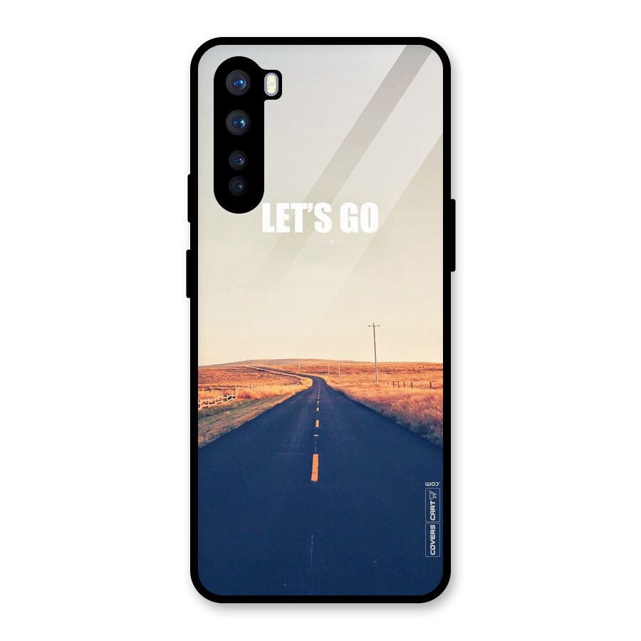 Lets Wander Glass Back Case for OnePlus Nord