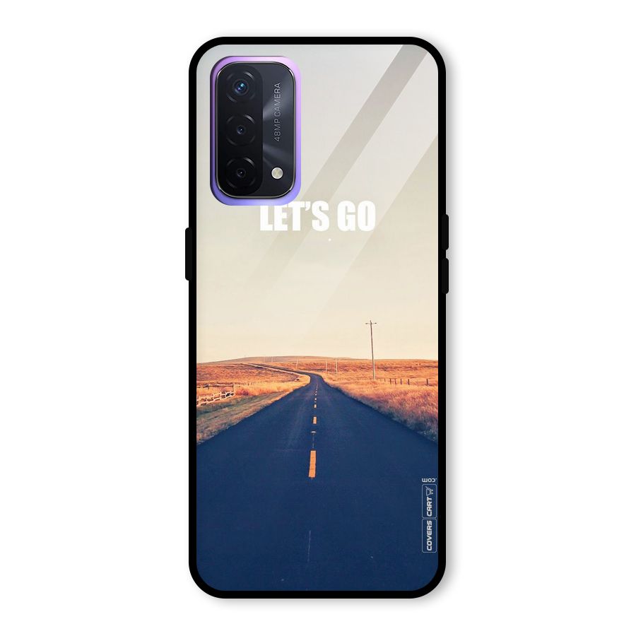 Lets Wander Glass Back Case for Oppo A74 5G