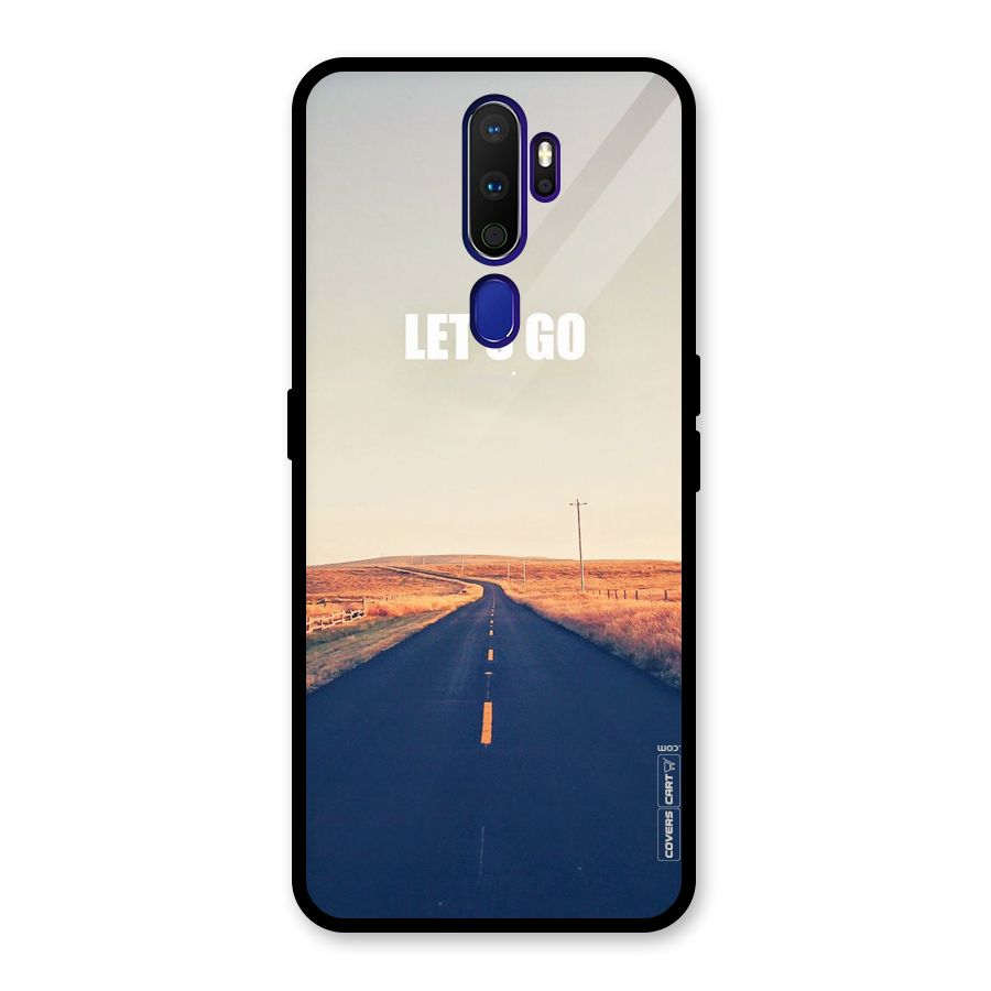 Lets Wander Glass Back Case for Oppo A9 (2020)