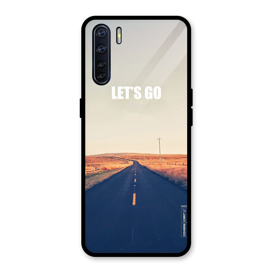 Lets Wander Glass Back Case for Oppo F15