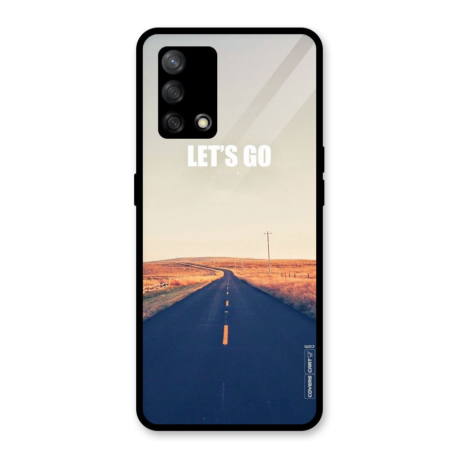 Lets Wander Glass Back Case for Oppo F19