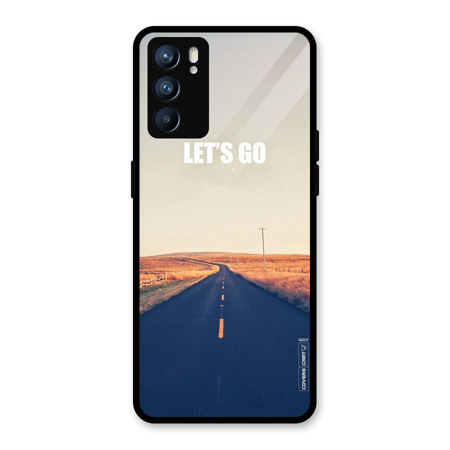 Lets Wander Glass Back Case for Oppo Reno6 5G