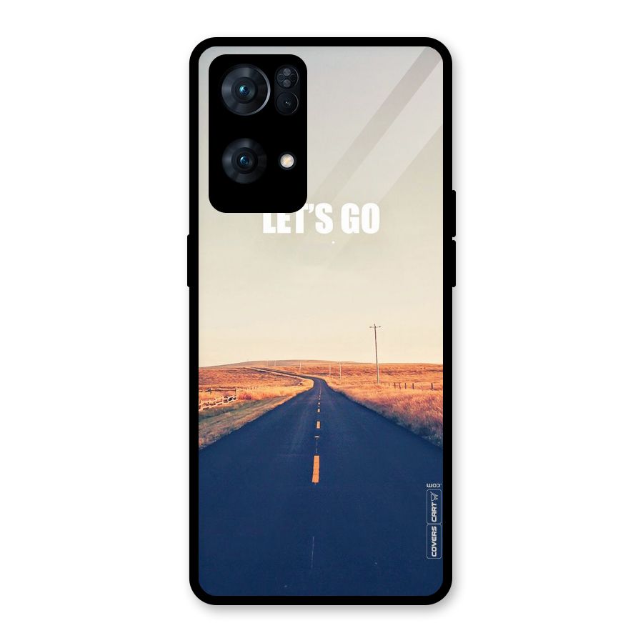 Lets Wander Glass Back Case for Oppo Reno7 Pro 5G