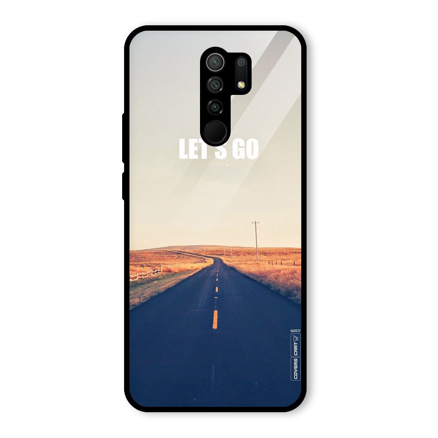 Lets Wander Glass Back Case for Poco M2