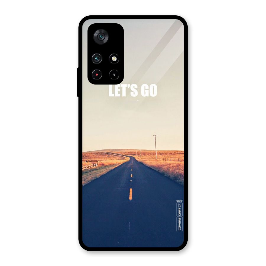 Lets Wander Glass Back Case for Poco M4 Pro 5G