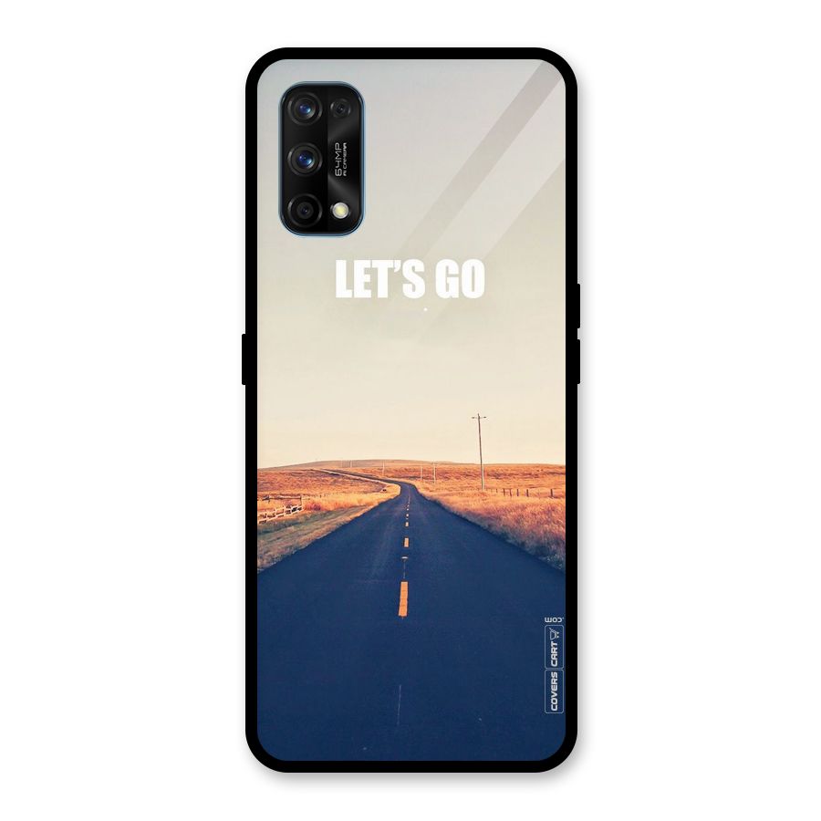 Lets Wander Glass Back Case for Realme 7 Pro