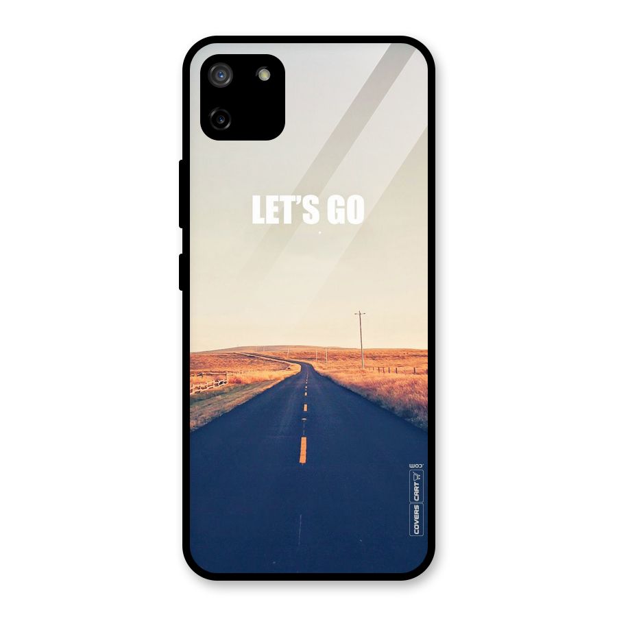 Lets Wander Glass Back Case for Realme C11