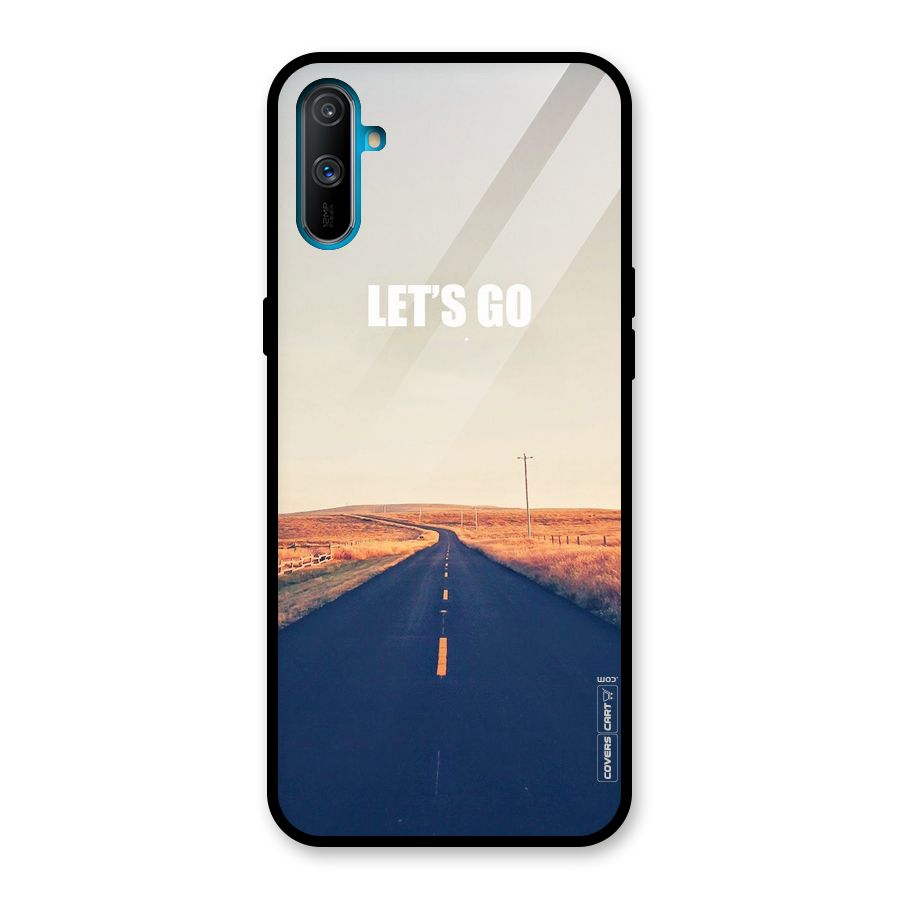 Lets Wander Glass Back Case for Realme C3