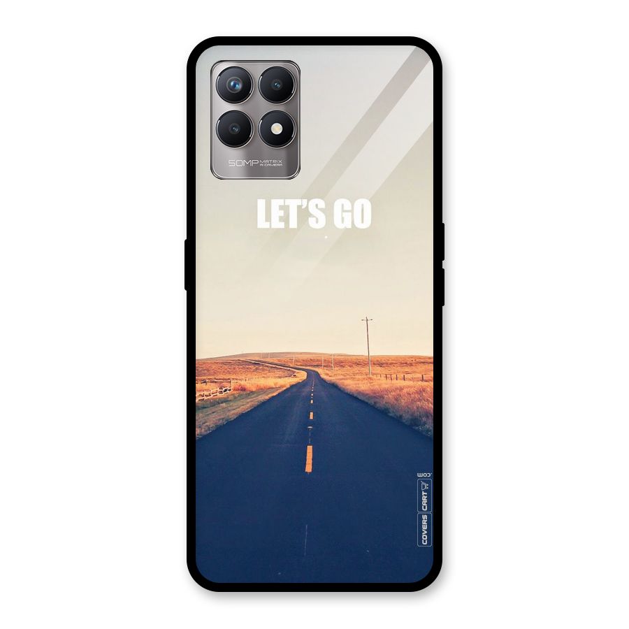 Lets Wander Glass Back Case for Realme Narzo 50