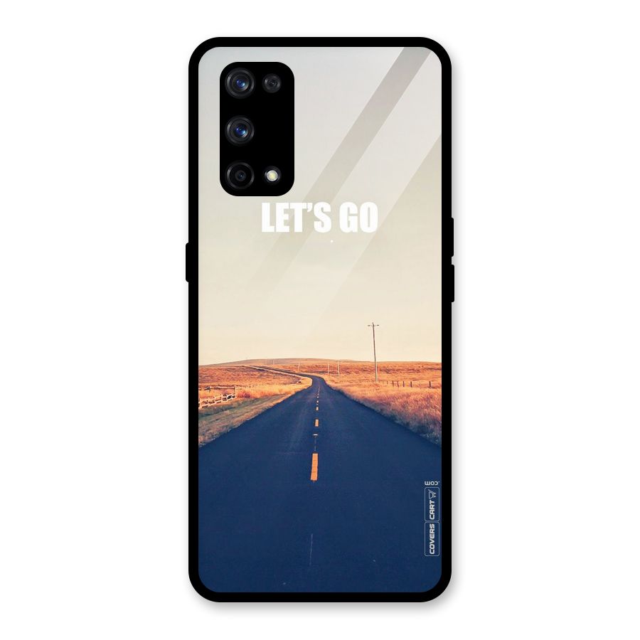 Lets Wander Glass Back Case for Realme X7 Pro