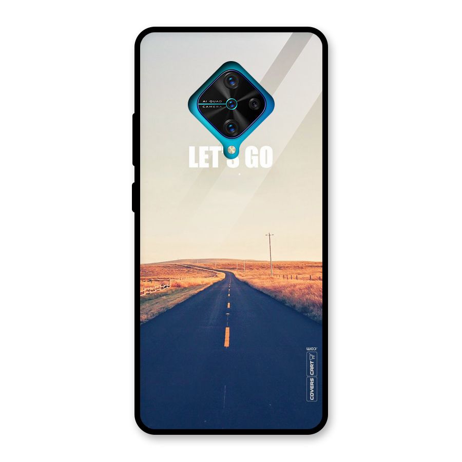 Lets Wander Glass Back Case for Vivo S1 Pro