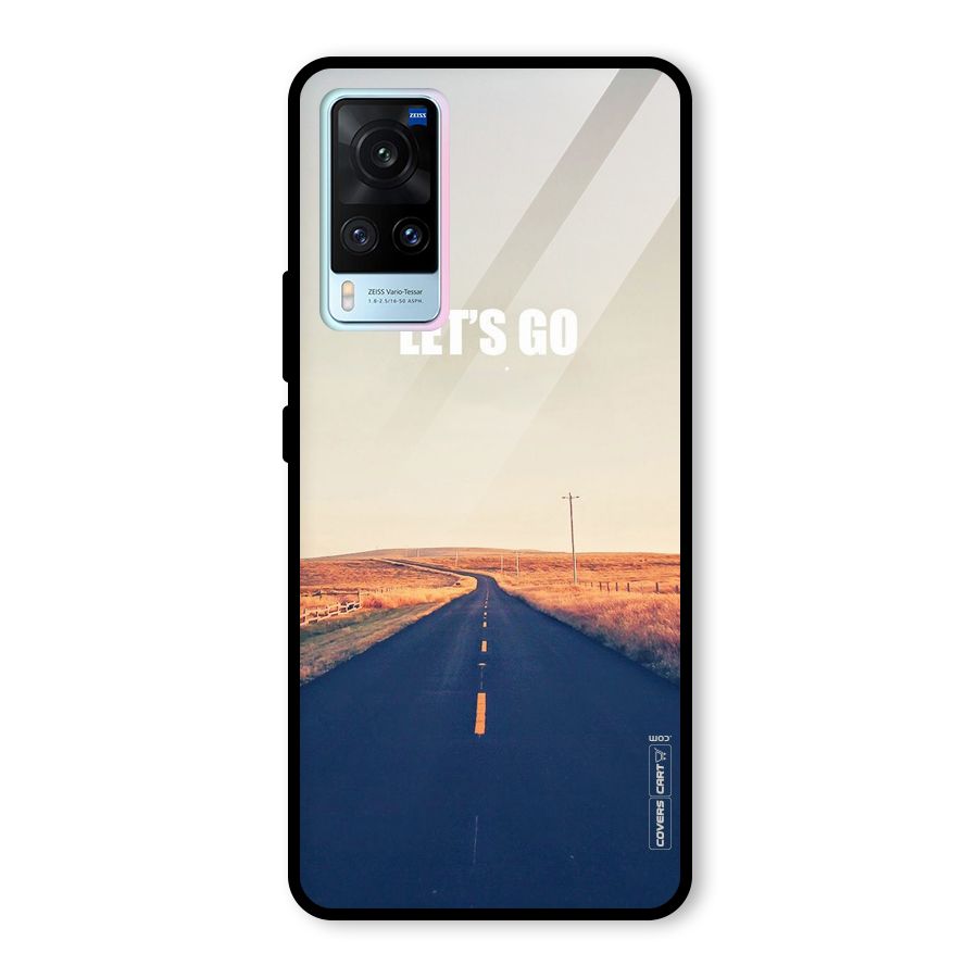 Lets Wander Glass Back Case for Vivo X60