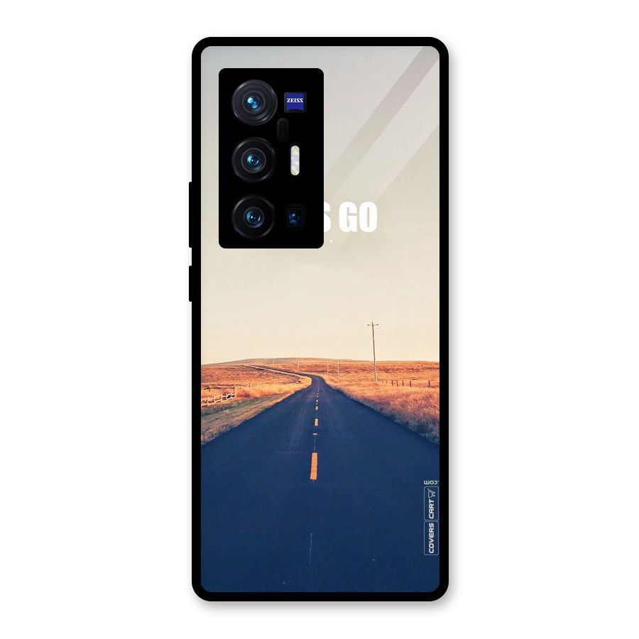 Lets Wander Glass Back Case for Vivo X70 Pro Plus