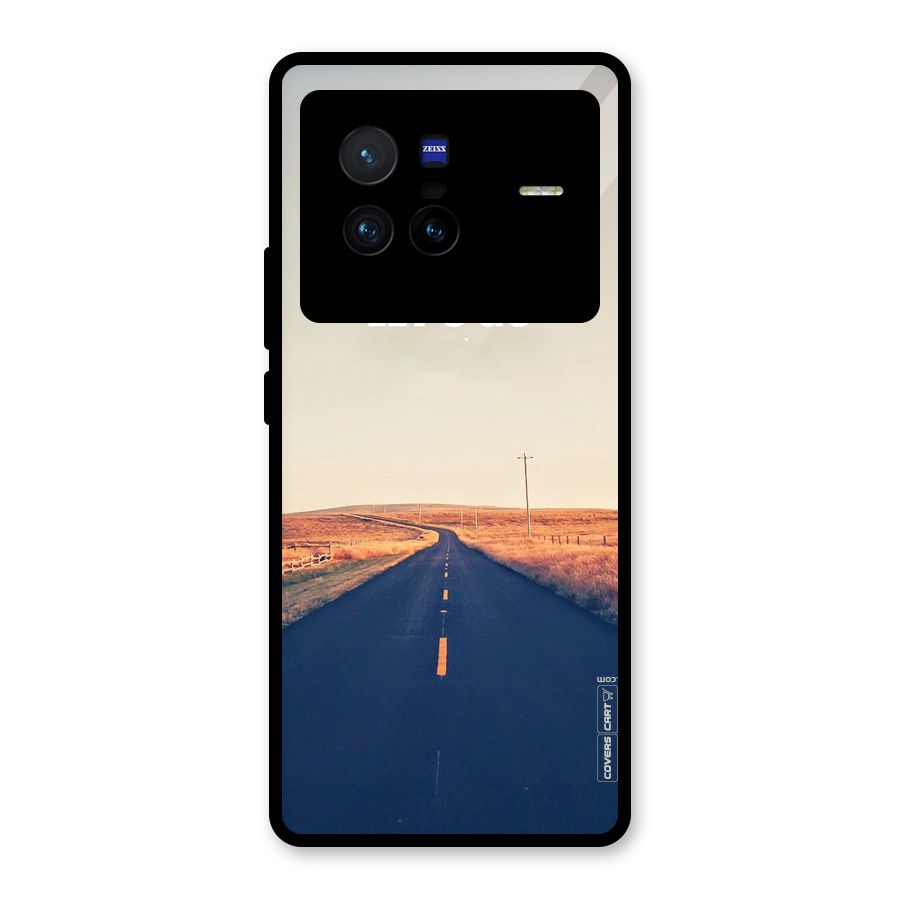 Lets Wander Glass Back Case for Vivo X80