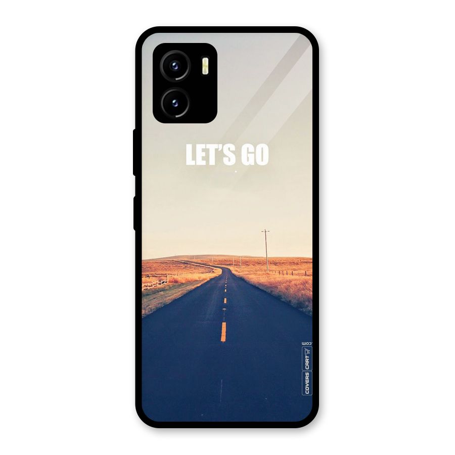 Lets Wander Glass Back Case for Vivo Y15s