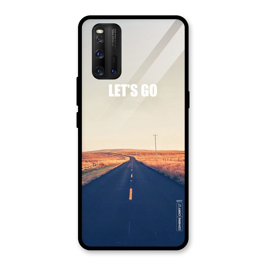 Lets Wander Glass Back Case for Vivo iQOO 3