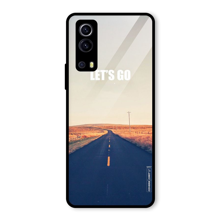 Lets Wander Glass Back Case for Vivo iQOO Z3