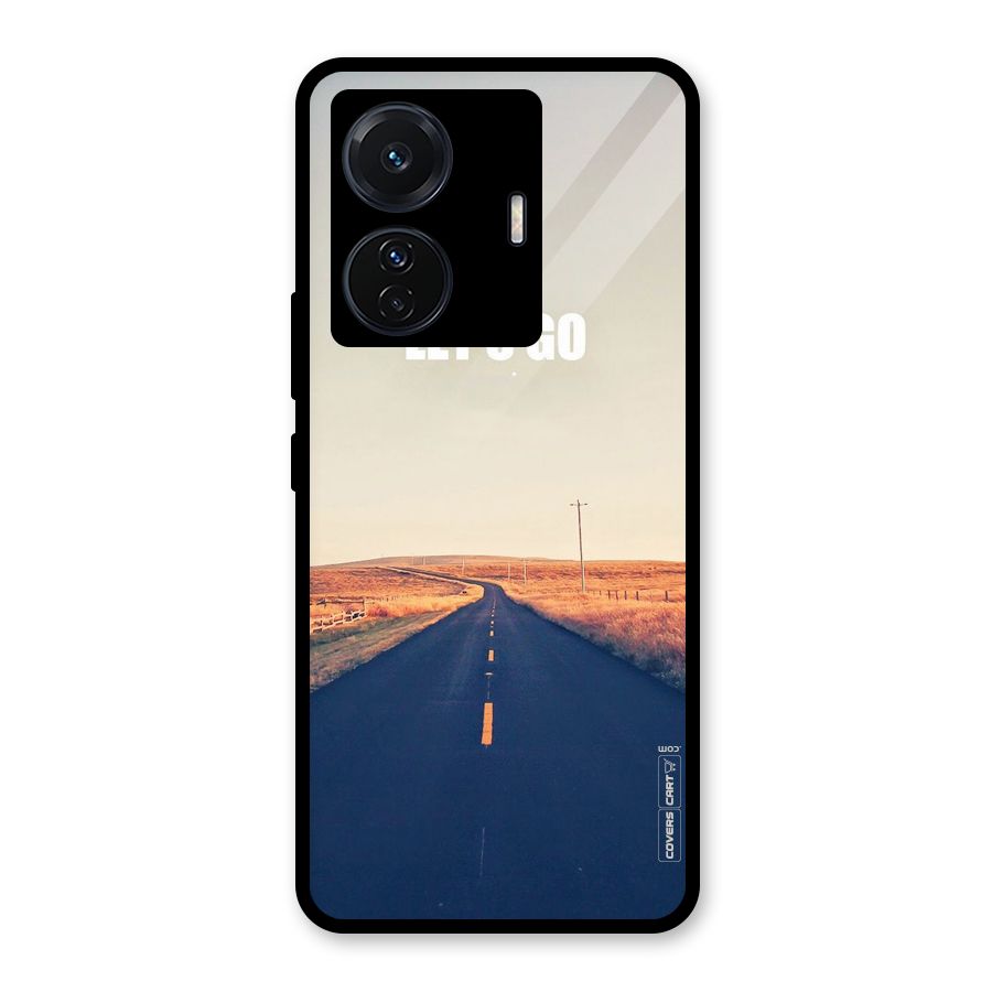 Lets Wander Glass Back Case for Vivo iQOO Z6 Pro