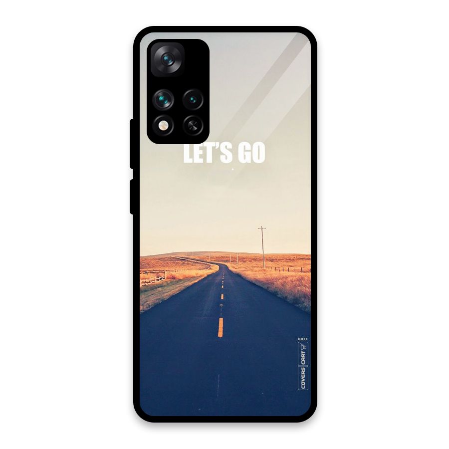 Lets Wander Glass Back Case for Xiaomi 11i HyperCharge 5G